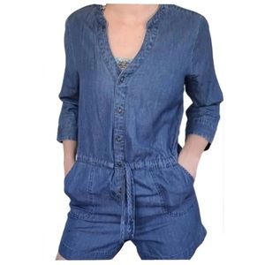 Express chambray romper